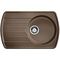 Blanco Rondoval 45 S granitový drez 78x50 cm hnedá 521920