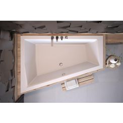 Besco Intima rohová vaňa 180x125 cm ľavostranné biela #WAID-180-SL