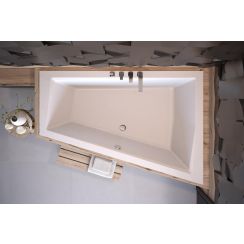 Besco Intima rohová vaňa 180x125 cm pravostranné biela #WAID-180-SP