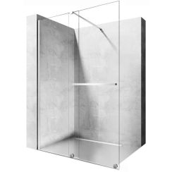 Rea Cortis stena sprchového kúta walk -in 120 cm chróm lesklý/sklo priehľadné REA-K7211