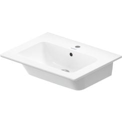 Duravit ME by Starck umývadlo 63x49 cm obdĺžnik klasické umývadlo-umývadlo na nábytok biela 23366300601