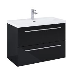 Elita Kwadro Plus skrinka 79.6x39.6x53 cm závesné pod umývadlo čierna 167647