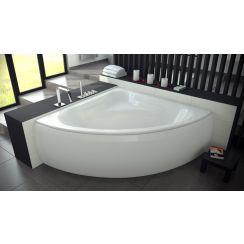 Set rohová vaňa Besco Mia #WAM-130-NS, obkladový panel k vani Besco Mia OAM-130-NS