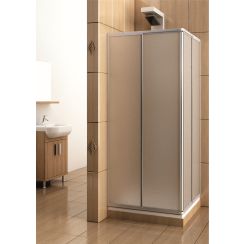 KFA Armatura Variabel sprchovací kút 90x90 cm obdĺžniková strieborná lesklé/materiál polystyrén 101-26910P