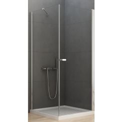 New Trendy New Soleo sprchovací kút 90x80 cm štvorcová chromová lesklé/priehľadné sklo D-0141A/D-0087B-WP