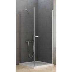 New Trendy New Soleo sprchovací kút 80x80 cm obdĺžniková chromová lesklé/priehľadné sklo D-0140A/D-0087B