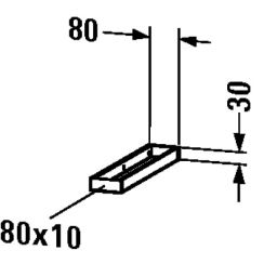 Duravit príslušenstvo k nábytku UV996200000
