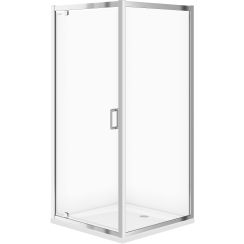 Cersanit Arteco sprchovací kút 90x90 cm obdĺžniková chromová lesklé/priehľadné sklo S157-010