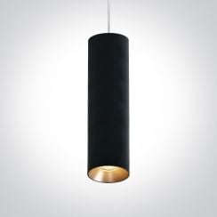 One Light Zaimi závesné svietidlo 1x10 W čierna 63105MA/B