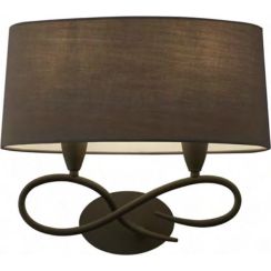 Mantra Lua nástenná lampa 2x20 W sivá 3687