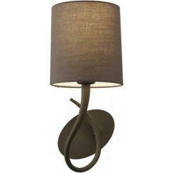 Mantra Lua nástenná lampa 1x20 W sivá 3681