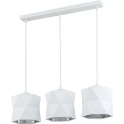 TK Lighting Siro závesné svietidlo 3x15 W biela 3251
