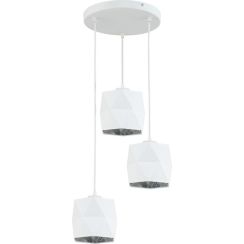 TK Lighting Siro závesné svietidlo 3x15 W biela 3250