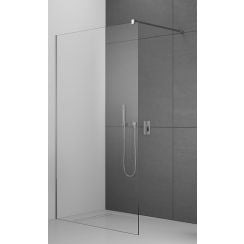 Radaway Modo New II stena sprchovacieho kúta 75 cm chróm lesklý/sklo priehľadné 389075-01-01
