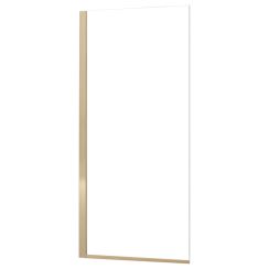 Rea Elegant Gold vaňová zástena 70 cm jednodielny zlatá lesklé/číre sklo REA-W5600