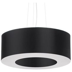 Sollux Lighting Saturno závesné svietidlo 5x60 W biela-čierna SL.0748