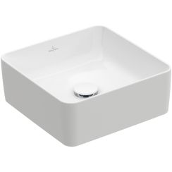 Villeroy & Boch Collaro umývadlo 38x38 cm štvorec pultové umývadlo biela 4A2138R1