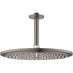 Grohe Rainshower horná sprcha so sprchovacím ramenom 31x31 cm okrúhly Brushed Hard Graphite 26067AL0