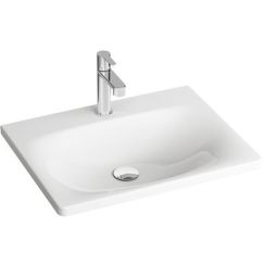 Ravak Balance umývadlo 50x46.5 cm obdĺžnik umývadlo na nábytok biela XJX01250000