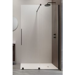Radaway Furo Black Walk-In stena sprchovacieho kúta /sklo priehľadné 10110594-01-01
