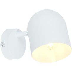 Candellux Azuro nástenná lampa 1x40 W biela 91-63243