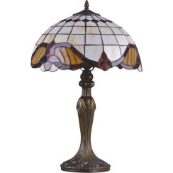 Kaja Witraż stolová lampa 1x60 W viacfarebná K-G161122