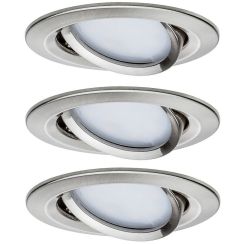 Paulmann Premium zapustené svietidlo 3x6.8 W hliníková-železná 93865