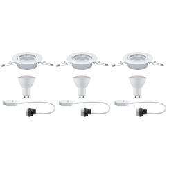 Paulmann LED zapustené svietidlo 3x4.5 W biela 93845