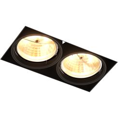 Zuma Line Oneon zapustené svietidlo 2x15 W čierna 94364-BK