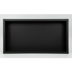 Balneo Wall-Box One Black zapustená polica 60 cm čierna OB-BL3