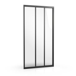 Ravak Supernova sprchové dvere 80 cm posuvné čierna matná/priehľadné sklo 00V403R2Z1