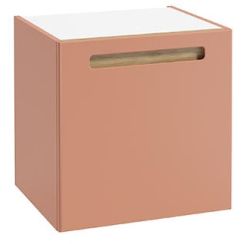Defra Senso skrinka 50x43x50 cm závesné bočné lososová 260B05008