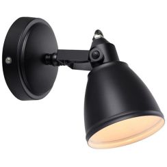 Markslöjd Fjällbacka nástenná lampa 1x20 W čierna 108082