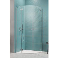 Radaway Torrenta PDD sprchovací kút 80x80 cm polkruhová 131610-01-01