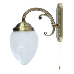 Rabalux Annabella nástenná lampa 1x40 W biela-mosadzná 8631