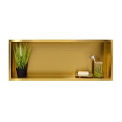 Balneo Wall-Box One Gold zapustená polica 90 cm OB-BR6