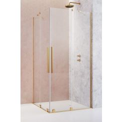 Radaway Furo Gold KDD sprchovací kút 80x80 cm obdĺžniková 10105080-09-01R