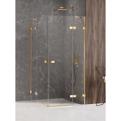 New Trendy Avexa Gold Shine sprchovací kút 120x120 cm obdĺžniková EXK-1707