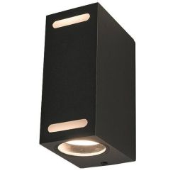 Nowodvorski Lighting Assos vonkajšie nástenné svietidlo 2x10 W čierna 9124