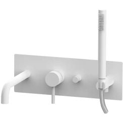 Paffoni Light vaňová/sprchová batéria podomietková biela LIG001BO