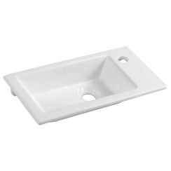 Aqualine Zuno umývadlo 50x25 cm obdĺžnik biela 9050