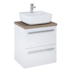 Elita Kwadro Plus umývadlo so skrinkou a doskou 50.4 cm biała 168443