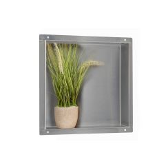 Balneo Wall-Box No Rim Inox zapustená polica 30 cm stal OB-IN2-NR