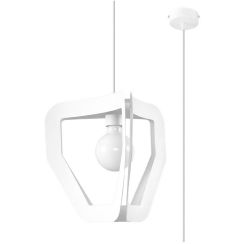 Sollux Lighting Tres závesné svietidlo 1x60 W biela SL.0929