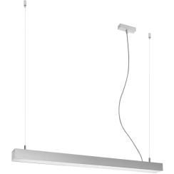 Thoro Lighting Pinne závesné svietidlo 1x25 W sivá/popolnato sivá-opálová TH.052