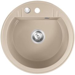 FDesign Carioca granitový drez 51x51 cm béžová FD9-10-51-88