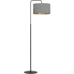 Emibig Hilde stojaca lampa 1x60 W čierna-zlatá-sivá 1050/LP1