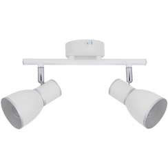 Candellux Fido stropné svietidlo 2x40 W biela-chrómová 92-63373