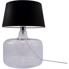 Zuma Line Batumi Transparent stolová lampa 1x60 W biela 5528BK