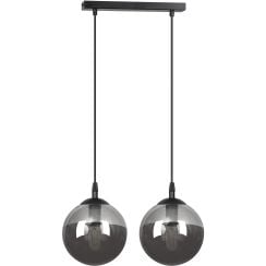 Emibig Cosmo závesné svietidlo 2x10 W čierna-grafitová 712/2
